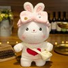Kawaii Cartoon Bunny Peluche Jouet Peluche Kawaii Lapin poupée Animal Oreiller Cadeau d’Anniversaire pour Enfants Cadeau de N