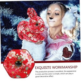 Totority 2 Pièces Année du Lapin Mascotte Lapin en Peluche Animal Jouet Bidoof en Peluche Décor De Bureau Lapins en Peluche P