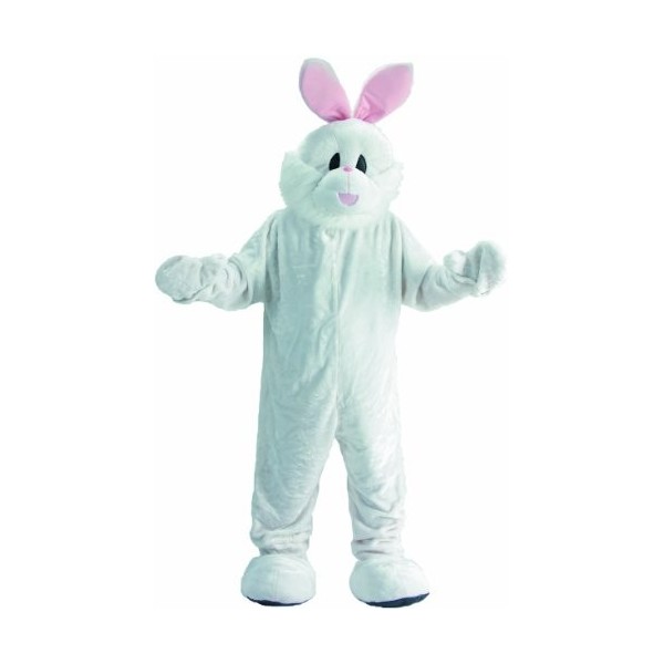 Dress Up America Ensemble de mascotte de lapin de Pâques confortable Adulte