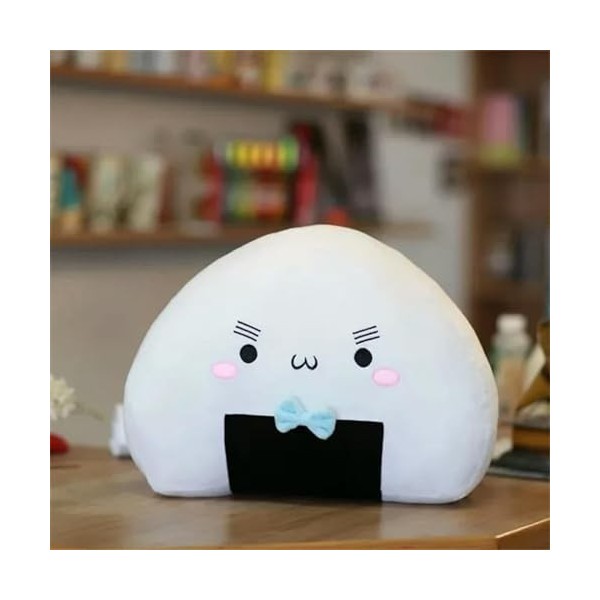 EacTEL Mini Oreiller Onigiri, Coussin Sushi Doux Kawaii, Jouets en Peluche, poupée boulette Mignonne, Cadeau de Noël d’Annive