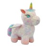 Belle Licorne Arc-en-Ciel Rêve Licorne Jouets en Peluche avec Aile Moelleux Poupées Doux en Peluche Animal Coussin Enfants Ca