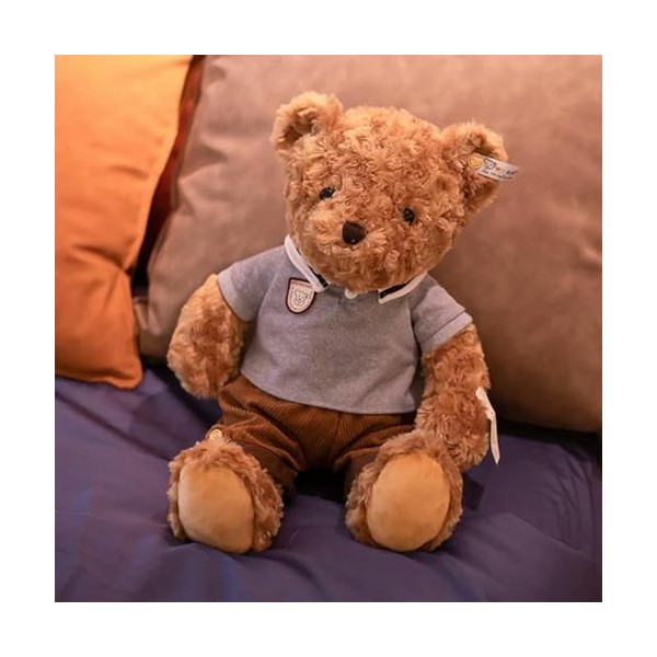 EacTEL Ours en Peluche Doux Animal en Peluche Ours en Peluche Mignon poupée de Bienvenue Cadeau créatif pour Les Enfants Cade