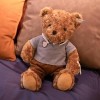 EacTEL Ours en Peluche Doux Animal en Peluche Ours en Peluche Mignon poupée de Bienvenue Cadeau créatif pour Les Enfants Cade