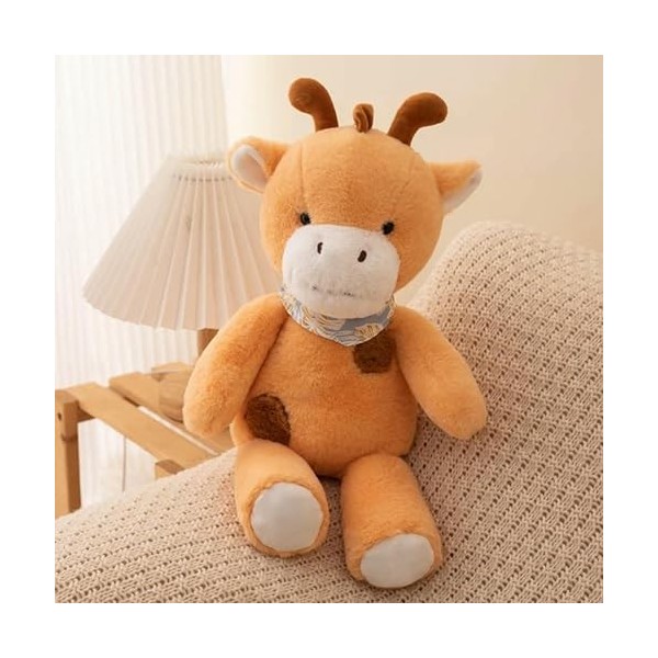 EacTEL Dessin animé série d’Animaux Jouets en Peluche en Peluche Mignon âne cerf Singe Chat Dinosaure poupée Enfants Annivers