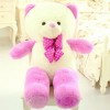 PaMut Ours en Peluche Doux en Peluche Animal Jouet en Peluche avec Noeud Papillon Gros Ours Oreiller poupée Enfants géant Pet