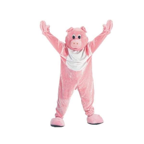 Dress Up America Ensemble de costumes de mascotte de cochon adulte