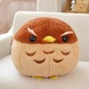 NOpinz Dessin animé Rouge couronné Grue Aigle Peluche Peluche Animal poupée Oiseau Oreiller Cadeau d’Anniversaire pour Enfant
