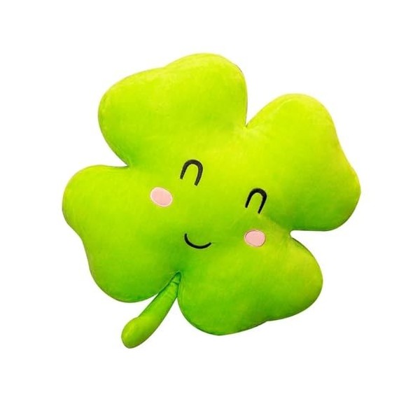 NOpinz Lucky Clover Peluche Oreiller Jouet Peluche Bande Dessinée Plante Poupée Canapé Lit Oreiller Enfants Cadeau D’Annivers