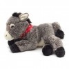 Uni-Toys - Âne avec Bandana, couché – 28 cm Longueur – âne en Peluche – Doudou
