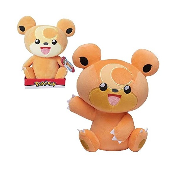 Pokemon Sélection Premium Figures en Peluche en Coffret Cadeau | 27-30 cm, Peluche:Teddiursa