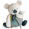 Doudou et Compagnie - Peluche Koala Avec Bébé et Anneau De Dentition - 25 cm - Beu - Yoca le Koala - DC3669