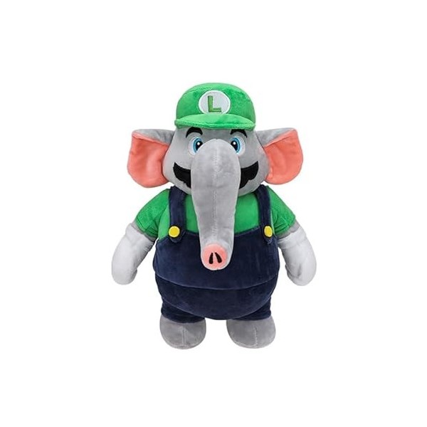 MEISASION Elephant Maries Luigi Poupée en peluche éléphant Marie Éléphant vert 