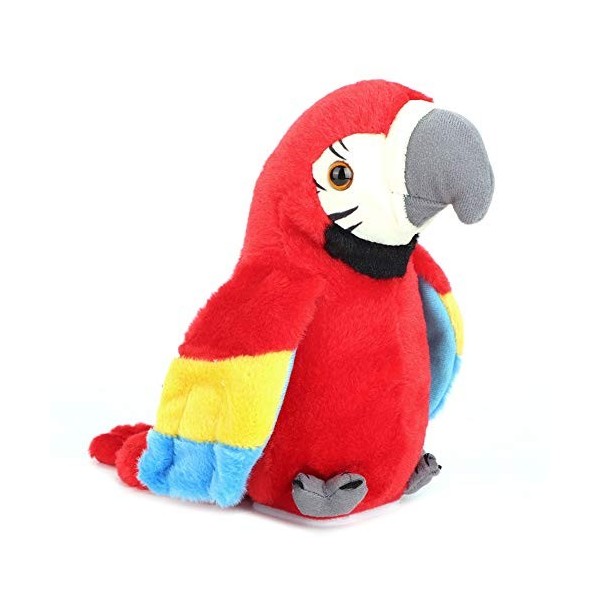 Parler en Peluche Jouet, Animal de mimique Parler en Peluche Jouet en Peluche Belle Parler Perroquet Jouet poupée pour Enfant