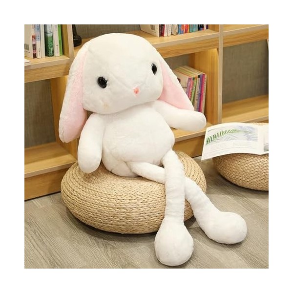 Kawaii Peluche Jouet Lapin poupée Mignon Peluche Longues Oreilles Lapin poupée Enfants Anniversaire Cadeau de Noël 80cm 1