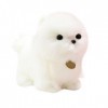 HYSTERIA Jouets en Peluche Poupée en Peluche for Petit Ami Et Petite Amie, Jouet en Peluche, Mignon Chien Blanc, Chiot Poméra