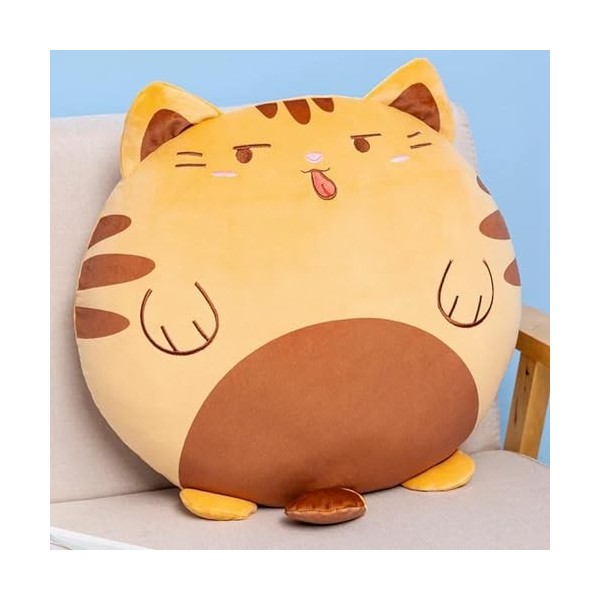 Kawaii Dessin Animé Chat en Forme Doux en Peluche Oreillers Poupée Belle Bande Dessinée Animal en Peluche Jouets Filles Cadea