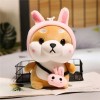 Nouveau Mignon Shiba Inu Chien Peluche Jouet en Peluche Animal Corgi Oreiller Enfants Kawaii Saint Valentin Cadeau Anniversai