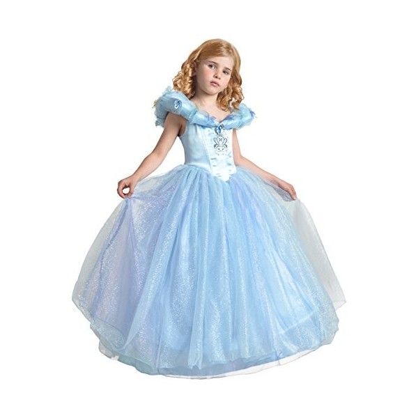 Cesar- Robe Premium Cendrillon, F487, 5/7 Ans