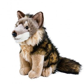 Teddys Rothenburg Koyote Peluche loup assis 40 cm