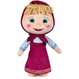Grandi Giochi - Masha et Ours, Masha Peluche Douce 40 cm - MHA06200