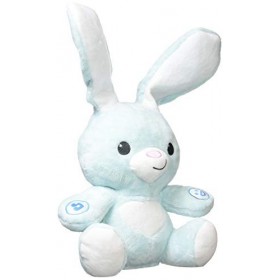winfun - Lapin en Peluche interactif, Peluche bébé, Jouets bébé 6 Mois, Jouets pour bébés, Peluche lumière et Sons, Nouvelles