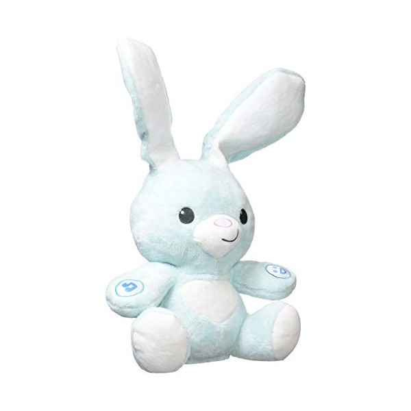 winfun - Lapin en Peluche interactif, Peluche bébé, Jouets bébé 6 Mois, Jouets pour bébés, Peluche lumière et Sons, Nouvelles