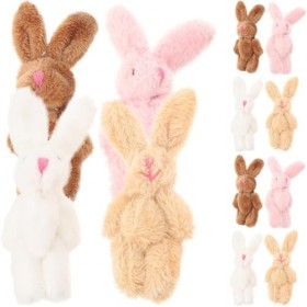 ABOOFAN 20 Pièces Poupée De Lapin Commune Jouets pour Enfants Ensemble De Jeu pour Enfants Jouets danimaux en Peluche Petit 