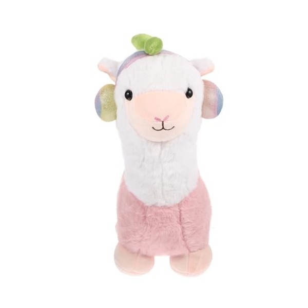 ibasenice Poupée Dalpaga Poupée pour Enfants Oreiller Câlin Animal en Peluche Poupée De Cadeau De Noël Peluche Lama Figure D