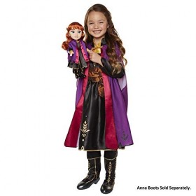 Disney La Reine des Neiges 2 Poupée Anna Adventure 35,6 cm de Haut, livrée avec Robe Anna Adventure Costume pour Filles avec 