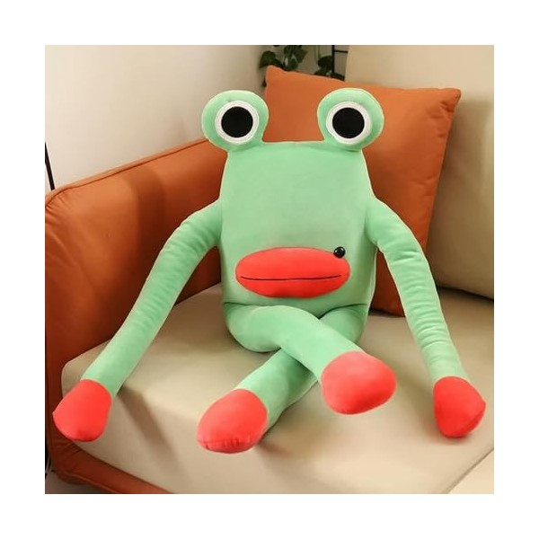 Kawaii Grenouille Peluche Jouet Peluche Oreiller Animal Peluche poupée drôle Chambre décor Cadeau Anniversaire Enfants garçon