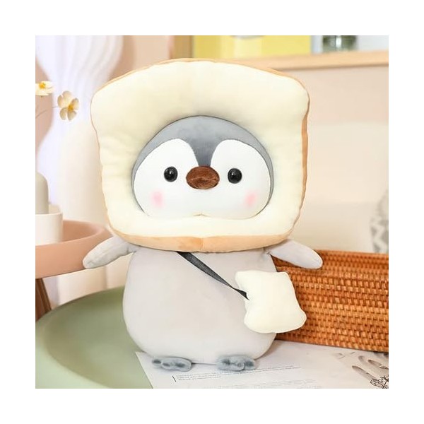 Kawaii Pingouin Peluche Jouet Mignon Pingouin Dinosaure Pain Peluche Coussin Enfants Anniversaire Cadeau de Noël 35cm 7