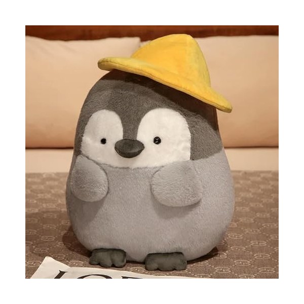 EacTEL Mignon Pingouin Peluche Jouet en Peluche Animal en Peluche à la Mode Moelleux poupée Oreiller Coussin pour Enfants Cad