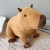 BRULEA Peluche en Peluche Capybara - Jouets d’Oreiller en Peluche Doux | Poupée en Peluche Capybara de 45 cm/17,7 Pouces, pou