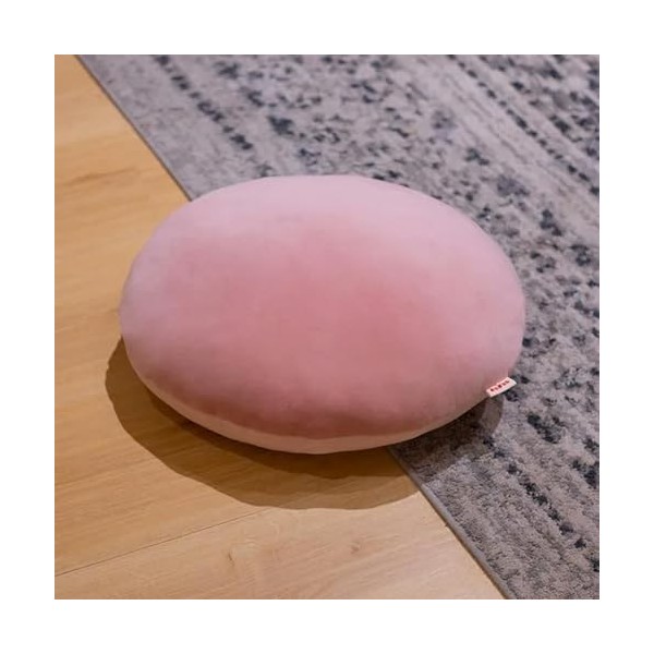 Macaron Couleurs Forme Ronde Oreiller en Peluche Doux Barbe À Papa Peluche Jouet Poupée Décoration Intérieure Canapé Chaise C