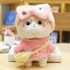 Dessin animé Kawaii café Laine Velours Jouet Peluche Kawaii chèvre poupée Animal Oreiller Cadeau d’Anniversaire pour Les Enfa