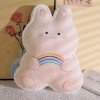 NOpinz Kawaii Grenouille Lapin Éléphant Ours Oreiller Doux Arc-en-Ciel Animal Peluche Jouet Peluche Dessin Animé Chaise Couss