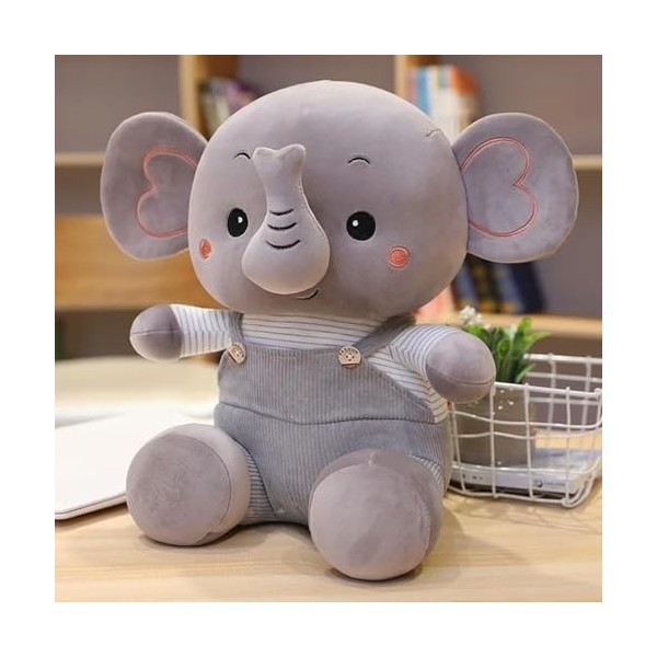 NOpinz Kawaii éléphant Peluche Animaux Jouets Enfants Peluche éléphant poupée Jouets décor à la Maison Enfants Cadeaux d’Anni