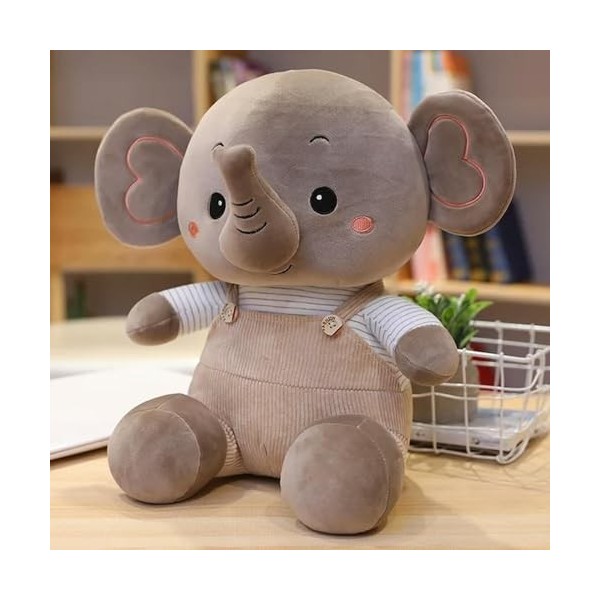 NOpinz Kawaii éléphant Peluche Animaux Jouets Enfants Peluche éléphant poupée Jouets décor à la Maison Enfants Cadeaux d’Anni