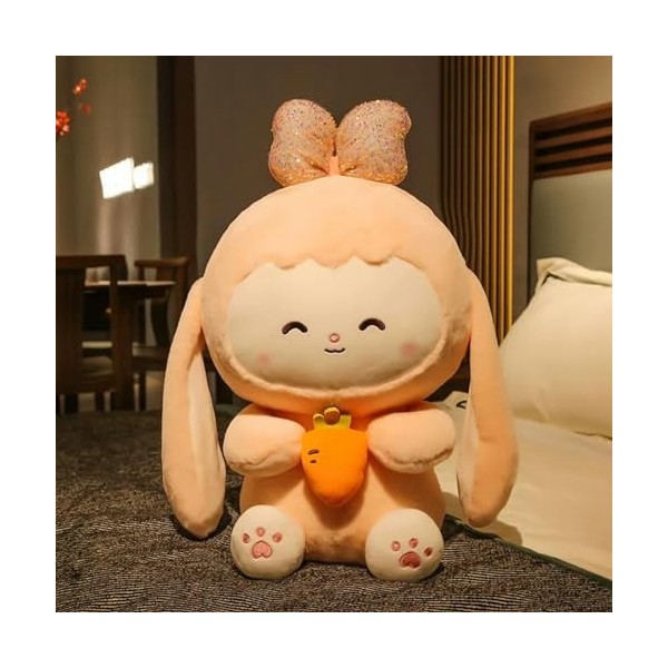 Nouveau Mignon Lapin en Peluche Peluche Jouet Lapin Enfants Oreiller Poupée Cadeau Créatif Enfants Jouet Anniversaire Cadeau 