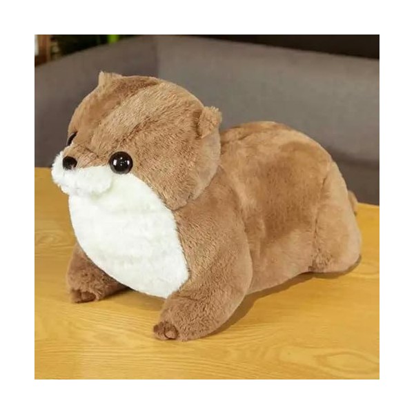 NOpinz Loutre Peluche Jouets Animal en Peluche Poupées Loutre Jouet Cadeaux pour Enfants Garçon Anniversaire Cadeaux De Noël 