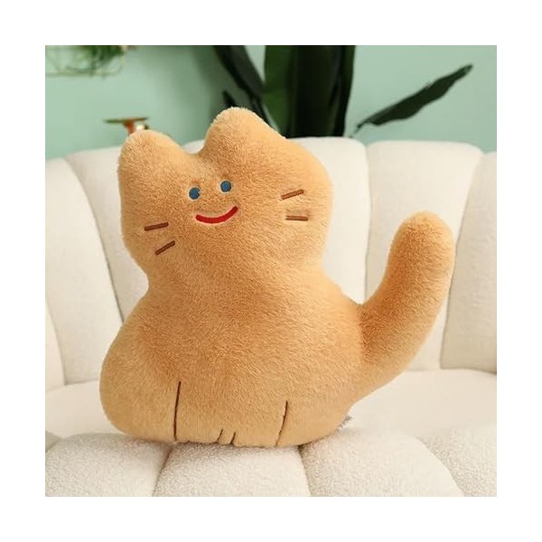 NOpinz Nouveaux Biscuits Kawaii, Chats, oreillers, Chats de Dessins animés, Jouets en Peluche, poupées en Peluche Mignonnes, 