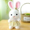 Mignon Fleur Jupe Lapin Peluche Jouet Dessin Animé Animal Lapin en Peluche Poupée Oreiller Doux Cadeau D’Anniversaire pour En