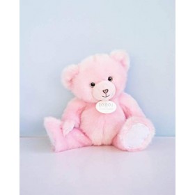 Doudou et Compagnie - Ours En Peluche Paillettes - 30 cm - Rose Sorbet - Ours Collection - DC3562
