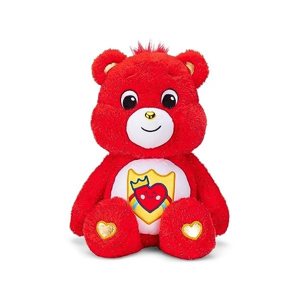 Care Bears Ours du Destin en Peluche de Taille Moyenne de 35 cm, Peluche Mignonne à Collectionner, Peluche pour garçons et Fi