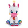 Clementoni - Ma Douce Licorne Intéractive - Peluche Toute Douce - Jouet Educatif - Elle Chante et SIllumine - 5 Touches Inté