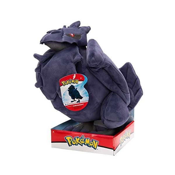 Peluche Pokemon Corvaillus 30 cm – Jouet Pokemon Nouvelle Vague 2021 – Peluche Pokémon Licence Officielle