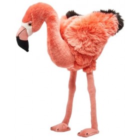 Uni-Toys - Flamant Rose, Debout - 46 cm Hauteur - Oiseau - Peluche, Doudou