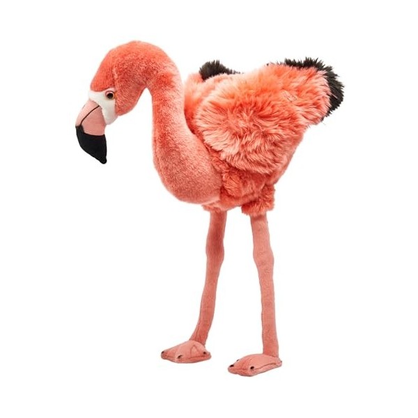 Uni-Toys - Flamant Rose, Debout - 46 cm Hauteur - Oiseau - Peluche, Doudou