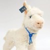 Uni-Toys Baroque âne blanc avec yeux bleus 29 cm