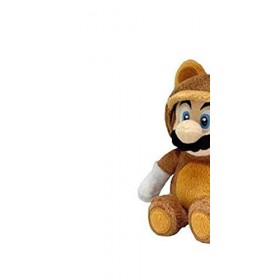 Little Buddy Officielle Super Mario en Peluche Raton Laveur Tanooki Mario, 22,9&nbsp;cm